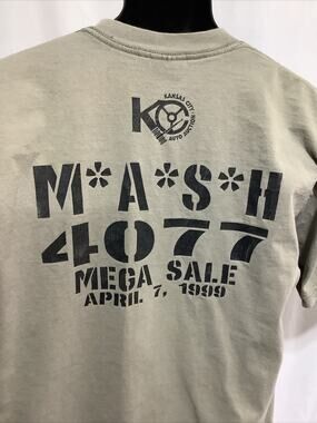Kansas City Auto Auction MASH 4077th Mega Sale T-Shirt XL 1999